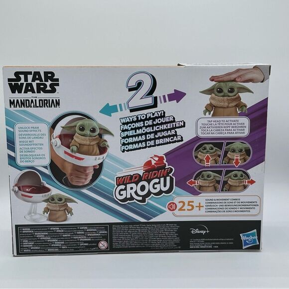 NIB-STAR WARS THE MANDALORIAN WILD RIDEN GROGU ANIMATRONICS - Picture 3 of 6